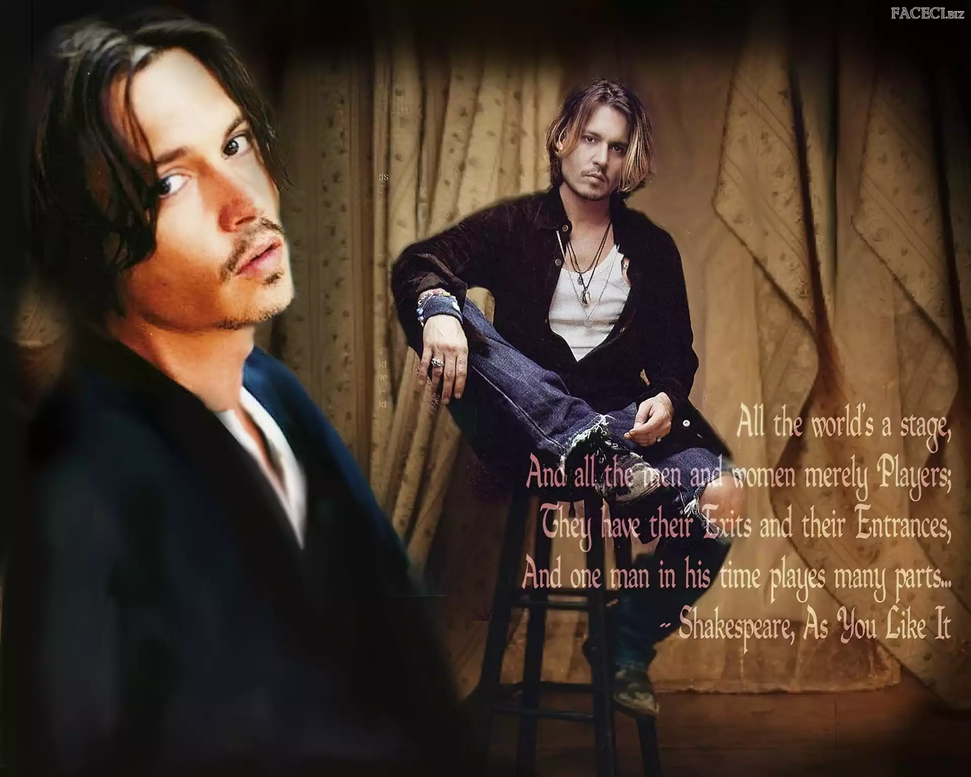 bródka, Johnny Depp, długie włosy